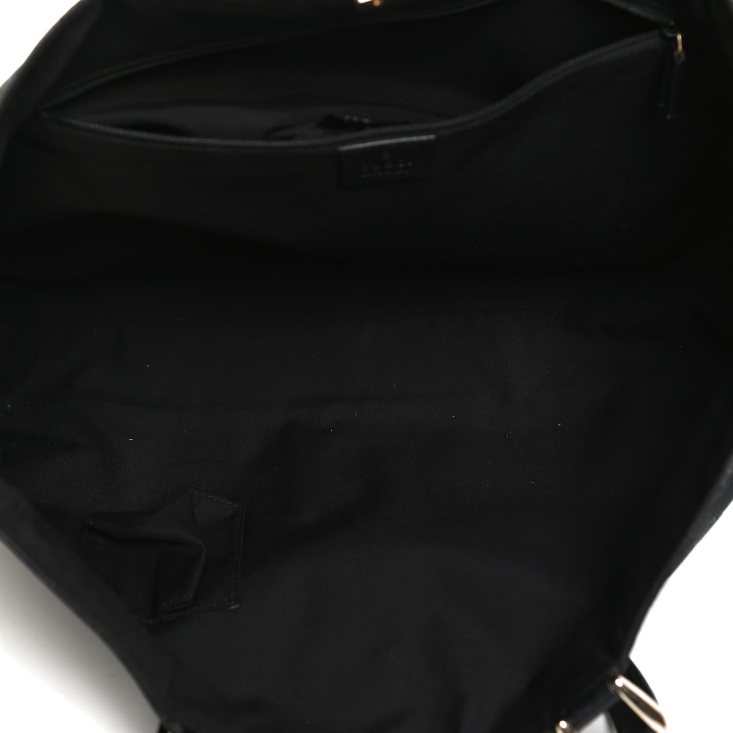 Gucci Monogram Large Abbey Tote Black 5 of 14