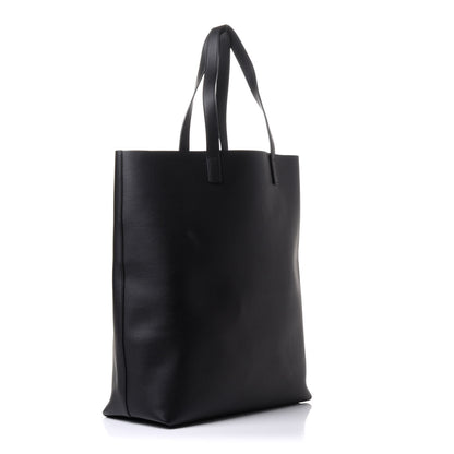 Saint Laurent Calfskin Bold Shopping Tote Black 2 of 9