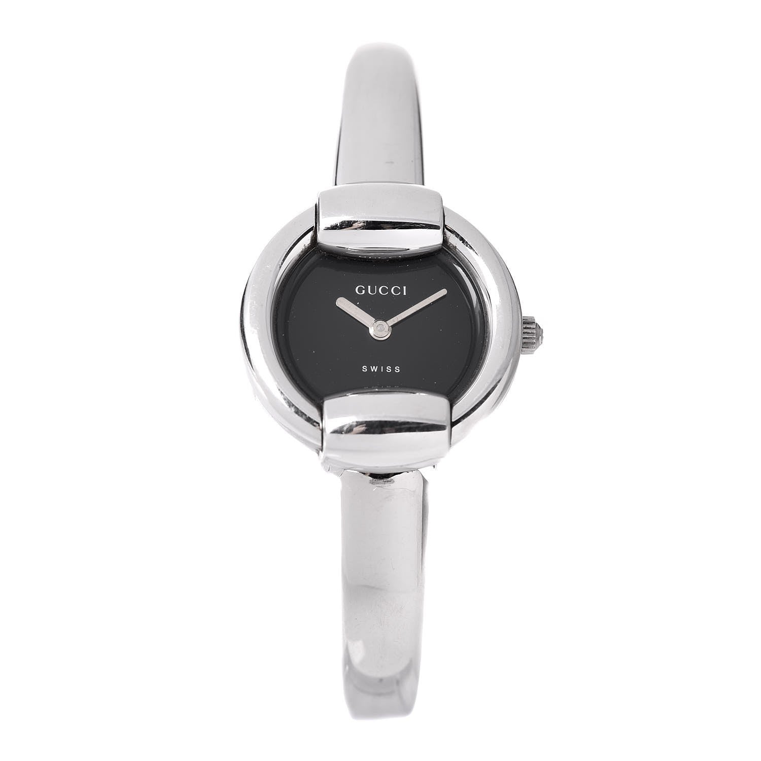 Gucci Stainless Steel 25mm 1400L Quartz Watch Black 1 of 9
