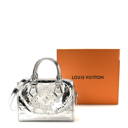 Louis Vuitton Monogram Miroir Speedy Bandouliere 20 Silver 13 of 13