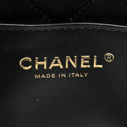 Chanel Cashmere Mini Chanel 22 Black White 6 of 10