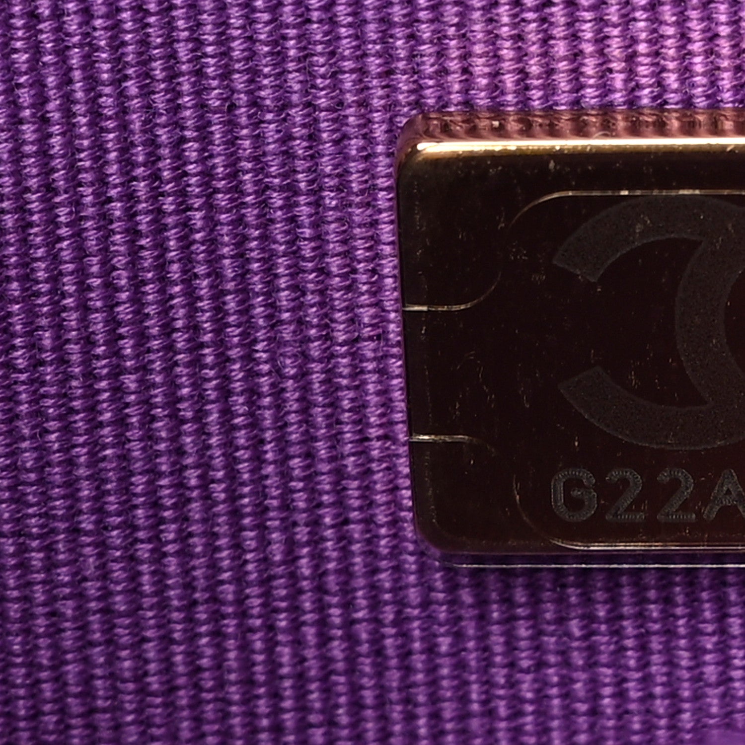 Chanel Lambskin Quilted Wallet On Chain WOC Purple 7 of 10