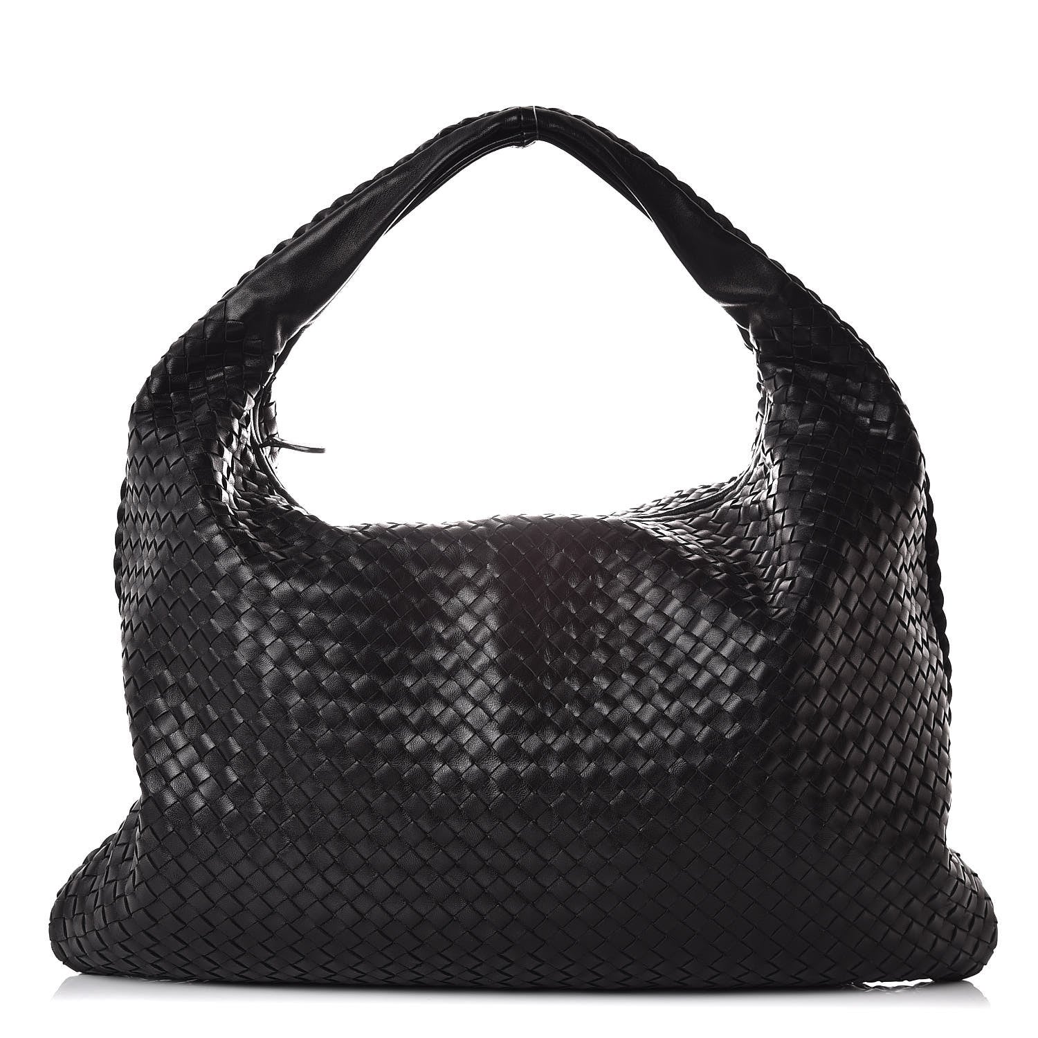Bottega Veneta Nappa Intrecciato Maxi Veneta Hobo Black 1 of 6