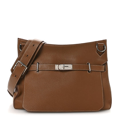Hermes Taurillon Clemence Jypsiere 37 Gold 1 of 11