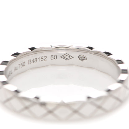 Chanel 18K White Gold Mini Coco Crush Ring 50 5.25 5 of 6