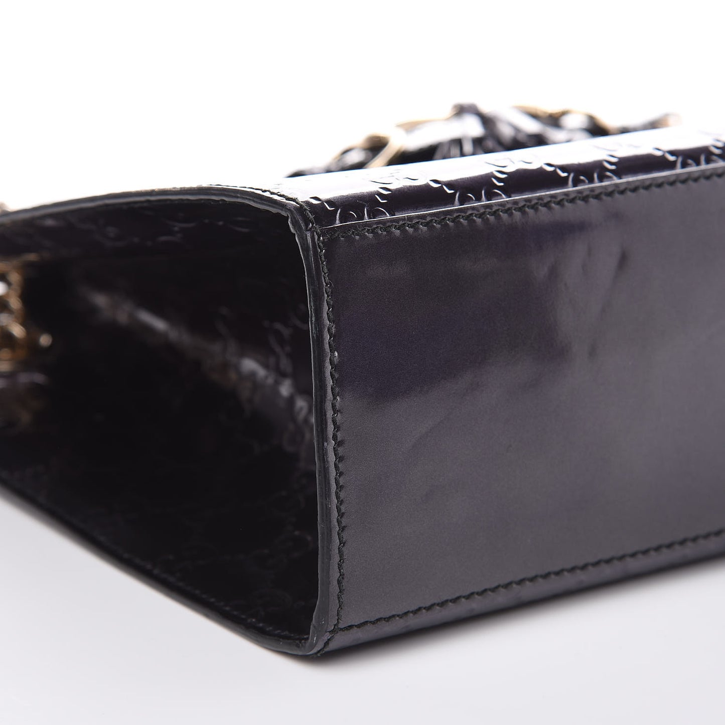 Shine Guccissima Large Emily Chain Shoulder Bag Melanzana