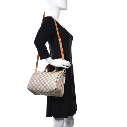 Louis Vuitton Damier Azur Speedy Bandouliere 25 2 of 21