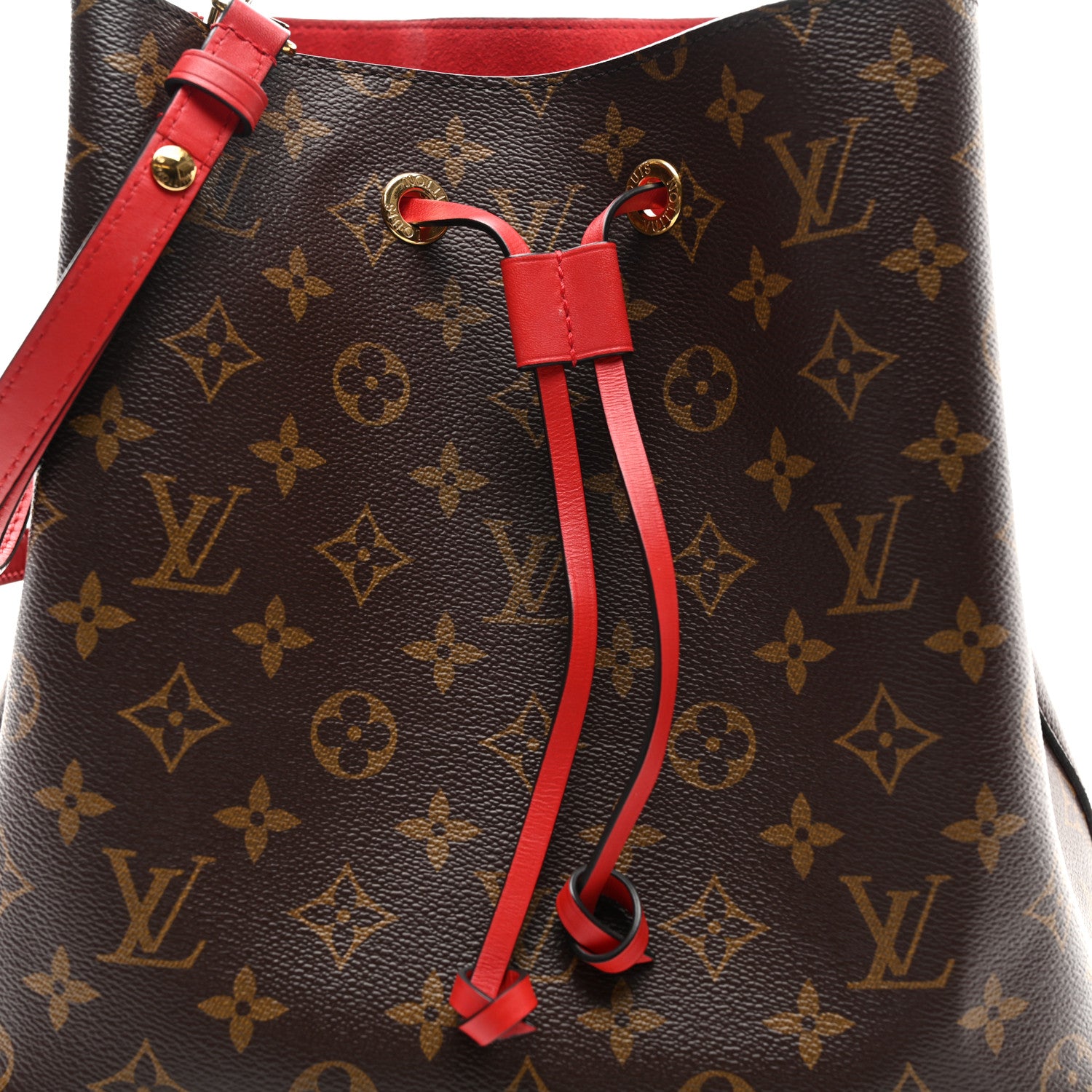 Louis Vuitton Monogram Neonoe MM Coquelicot 7 of 10