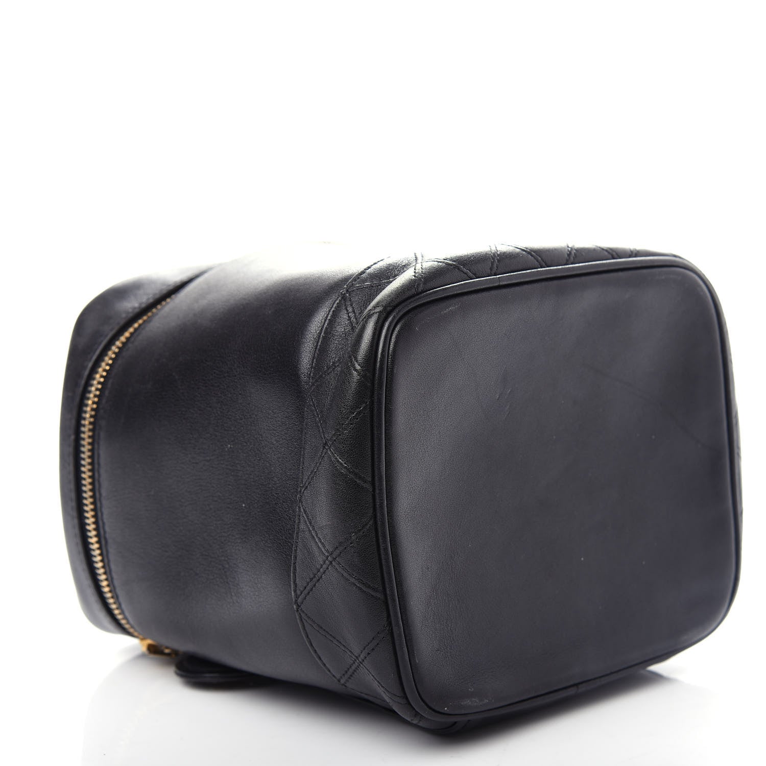 Chanel Lambskin Vanity Cosmetic Bag Black 4 of 7