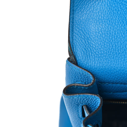 Hermes Togo Kelly Retourne 28 Bleu Zanzibar 11 of 12