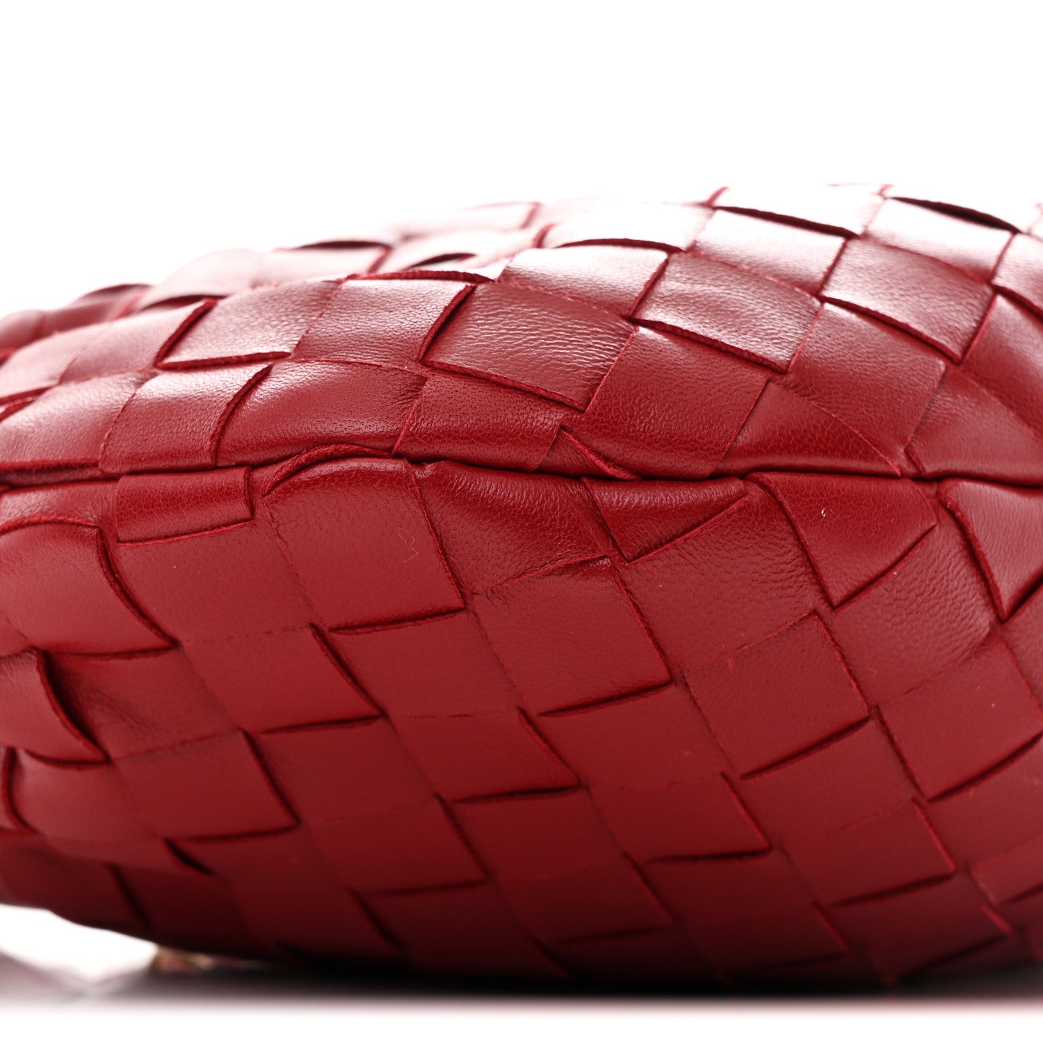 Bottega Veneta Nappa Intrecciato Mini Jodie Dark Red 9 of 10