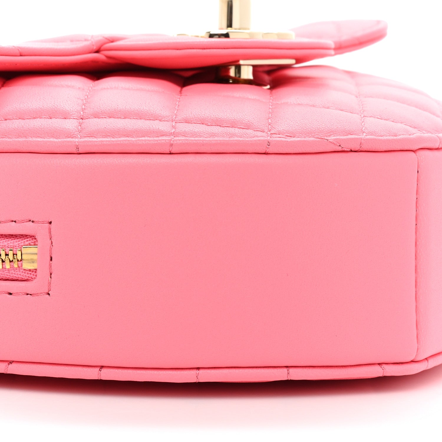 Chanel Lambskin Quilted CC In Love Heart Bag Pink 9 of 9