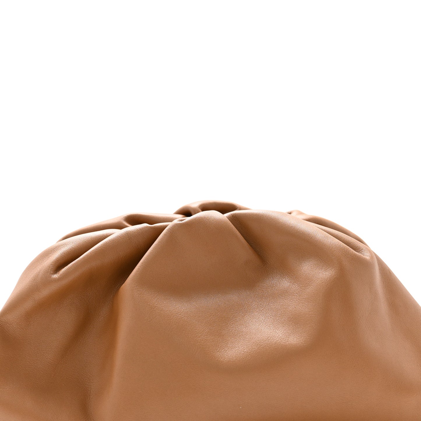 Smooth Butter Calf The Pouch Oversized Clutch Teak