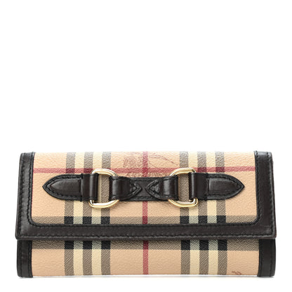 Burberry Haymarket Check Molly Wallet Brown 1 of 4