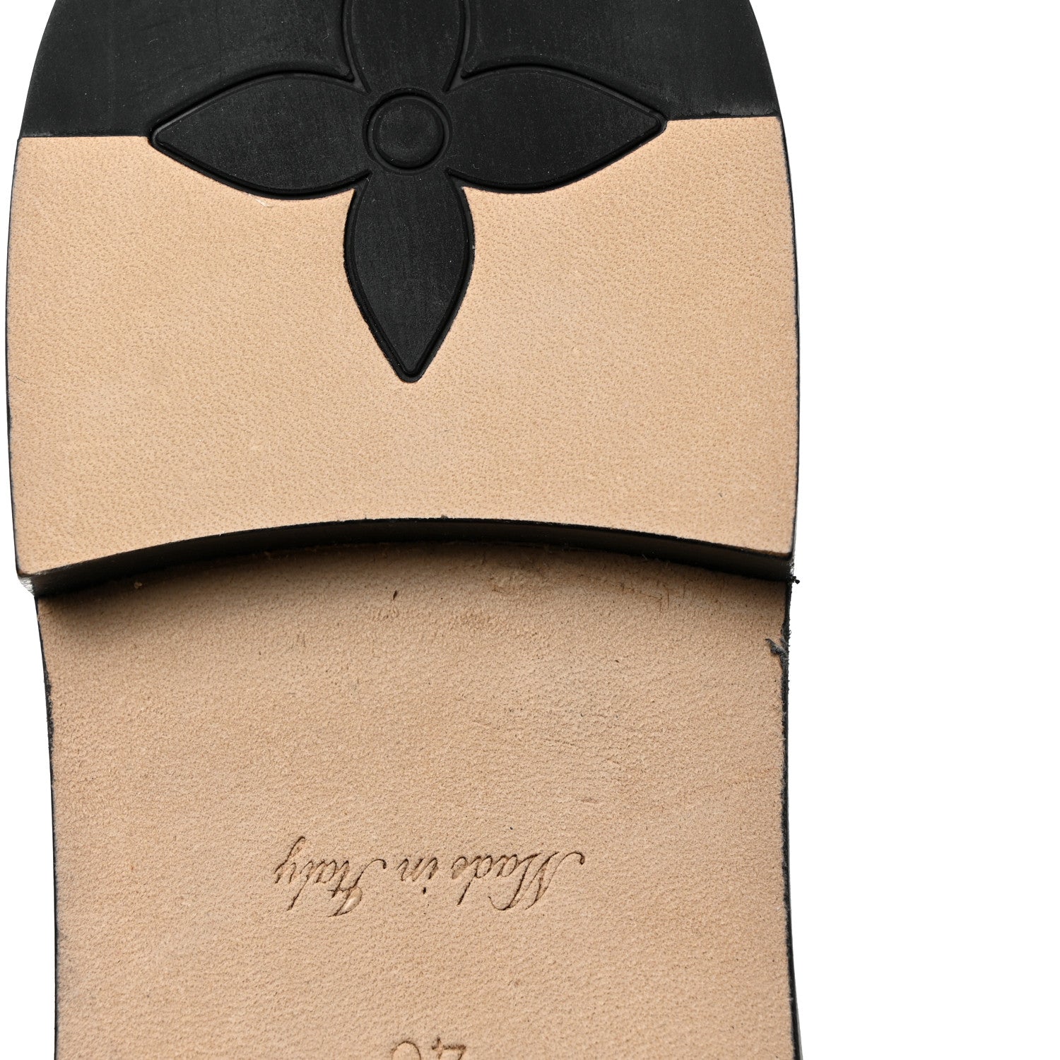 Louis Vuitton Calfskin LV Isola Flat Sandals 40 Tan 9 of 10