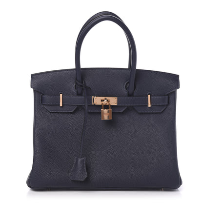 Hermes Togo Birkin 30 Bleu Nuit 1 of 10