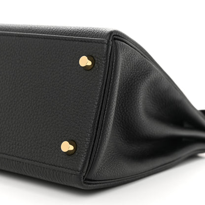 Hermes Togo Kelly Retourne 28 Black 10 of 12