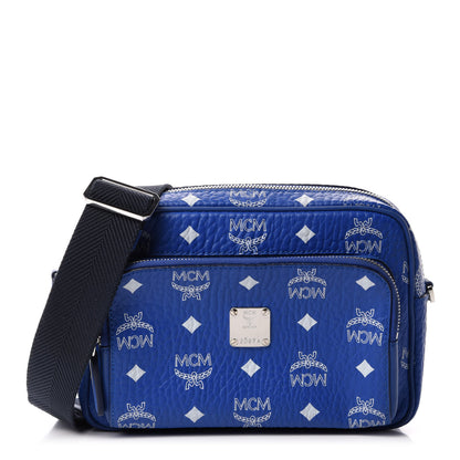 MCM Visetos Klassik Crossbody Bag Blue 1 of 11