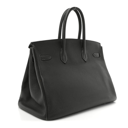 Hermes Taurillon Clemence BIRKIN 35 Graphite 3 of 15