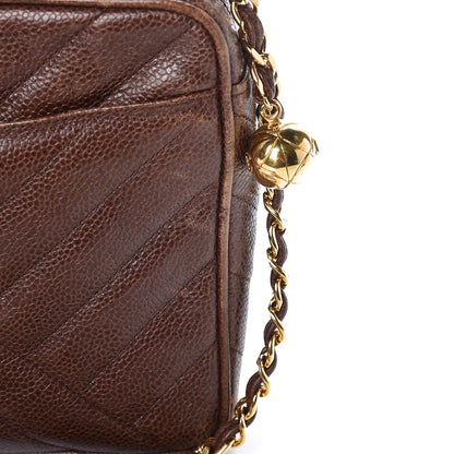 Chanel Caviar Camera Case Brown 12 of 17
