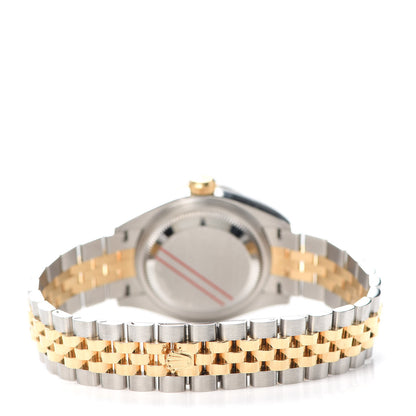 Rolex Stainless Steel 18K Yellow Gold Diamond 28mm Oyster Perpetual Datejust Watch Champagne 279173 3 of 6