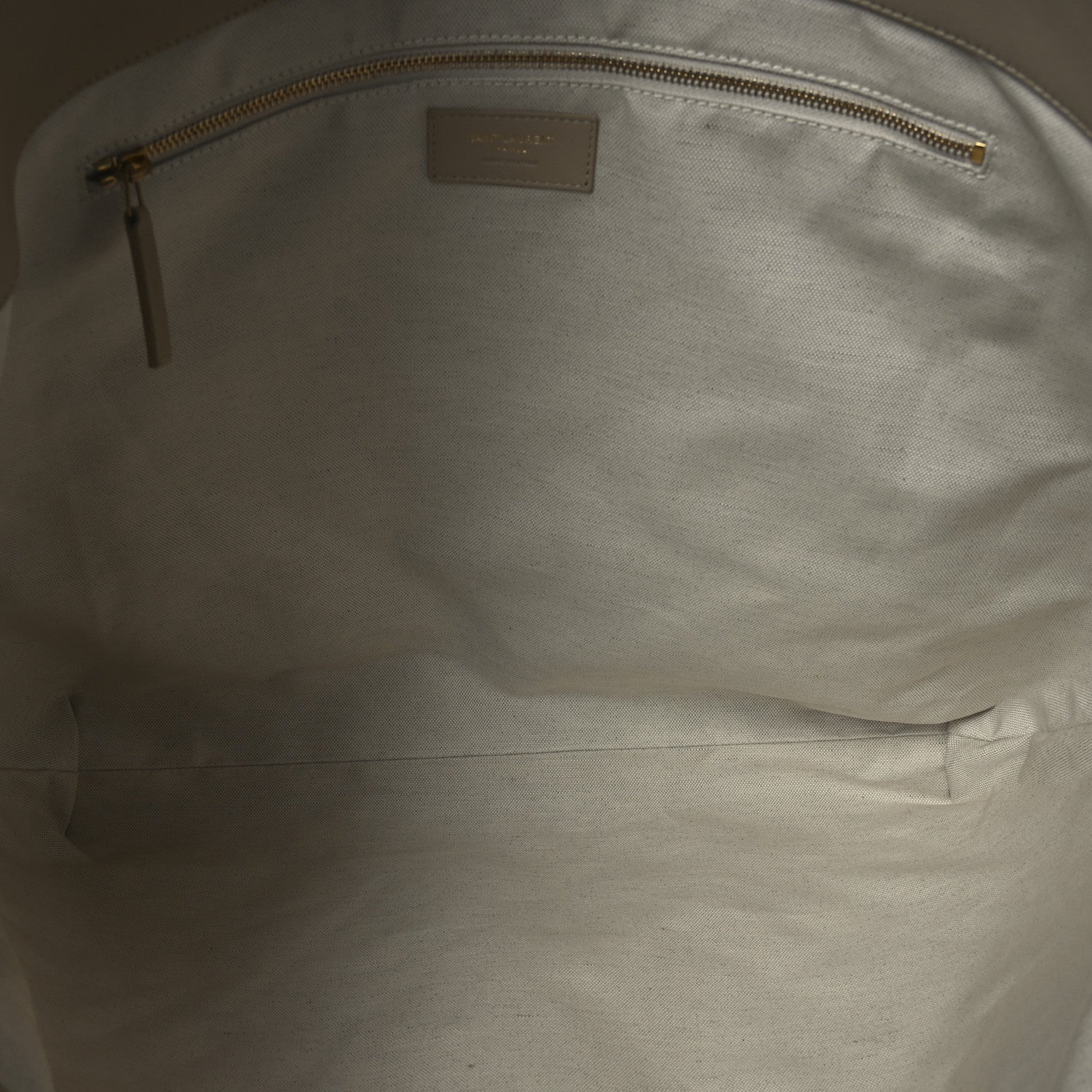 Saint Laurent Nubuck Suede Quilted Maxi Icare Shopping Tote Beige 6 of 11