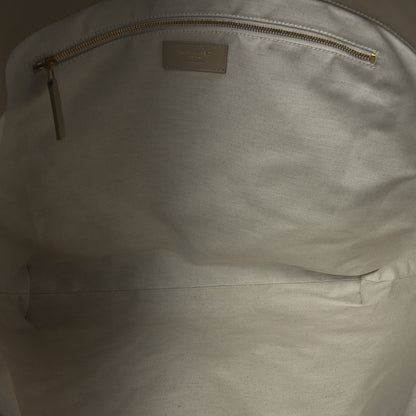 Saint Laurent Nubuck Suede Quilted Maxi Icare Shopping Tote Beige 6 of 11