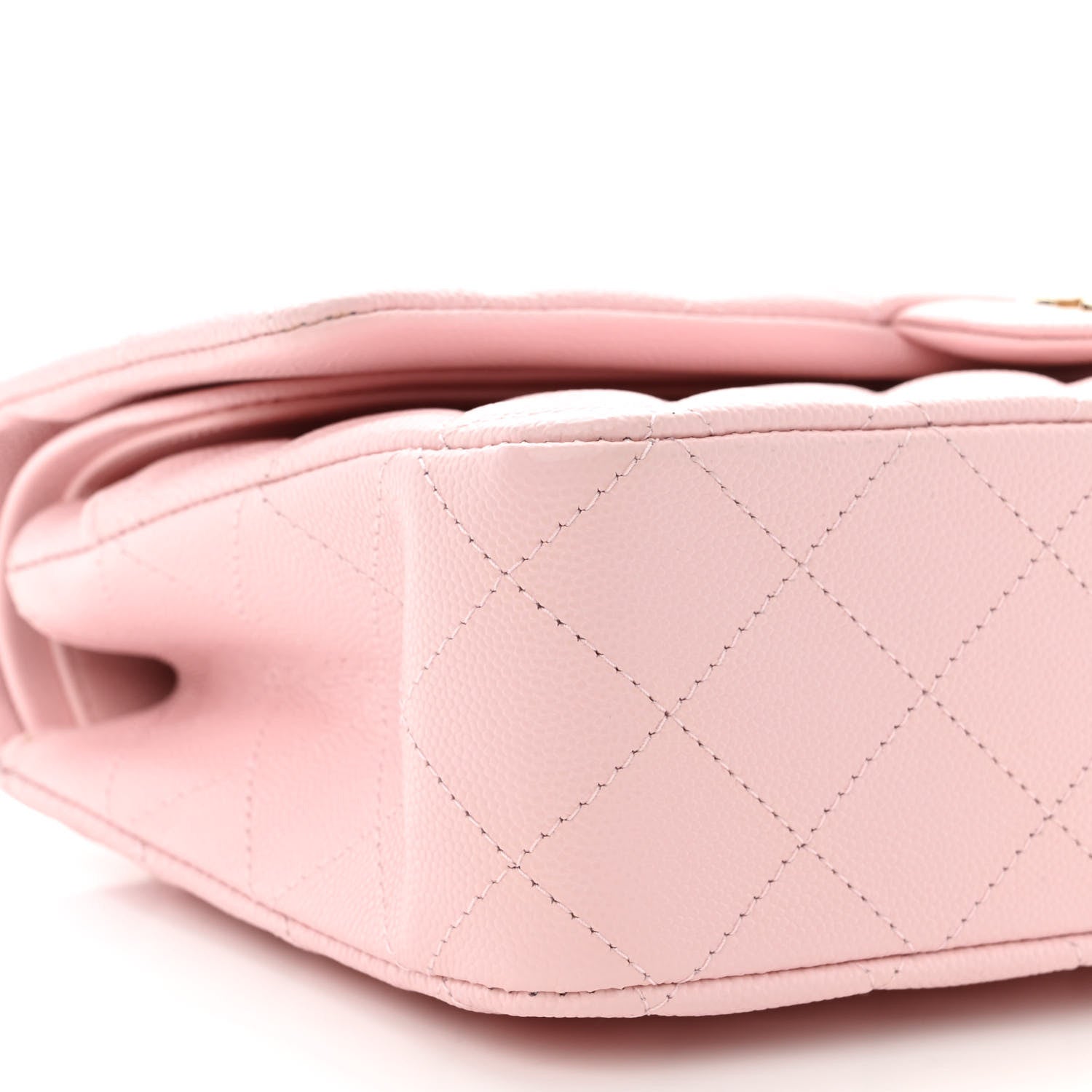 Chanel Caviar Quilted Medium Double Flap Light Pink 9 of 12
