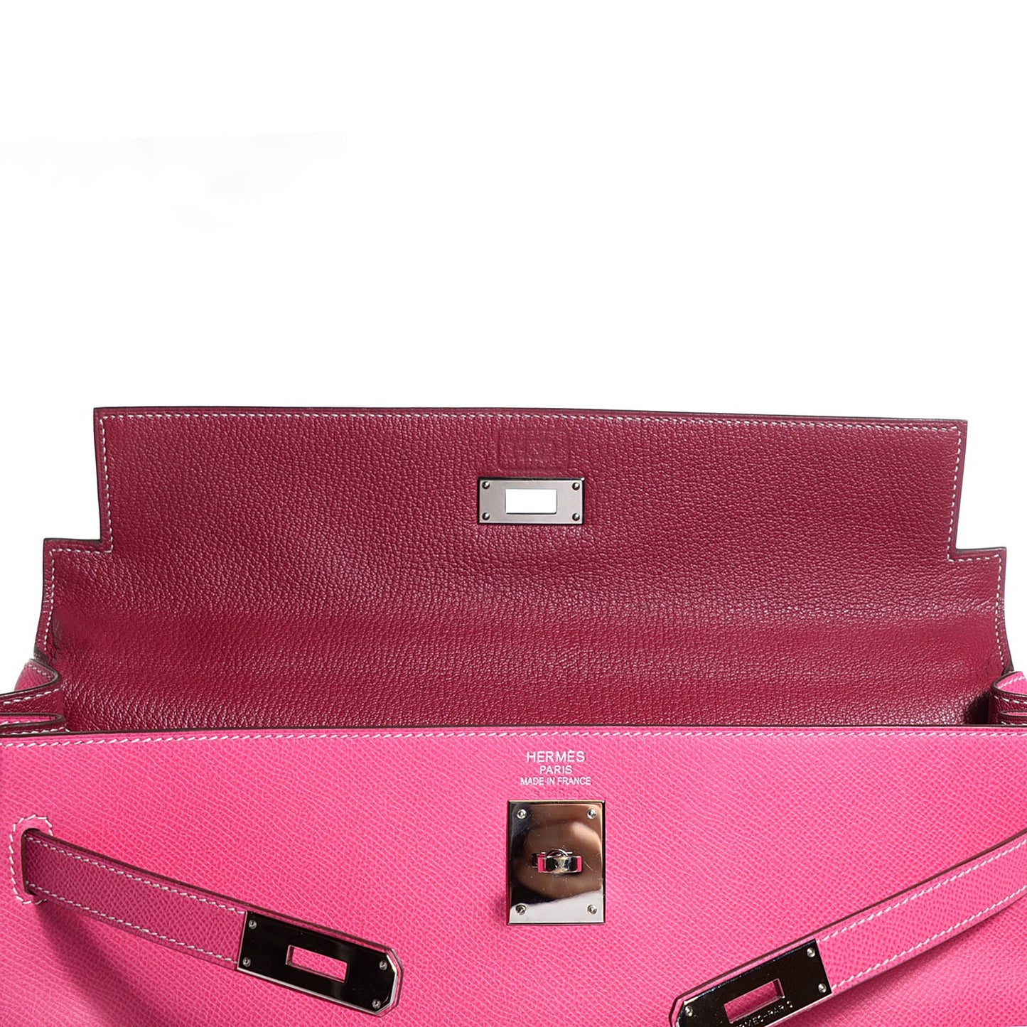 Epsom Candy Kelly Retourne 35 Rose Tyrien Rubis