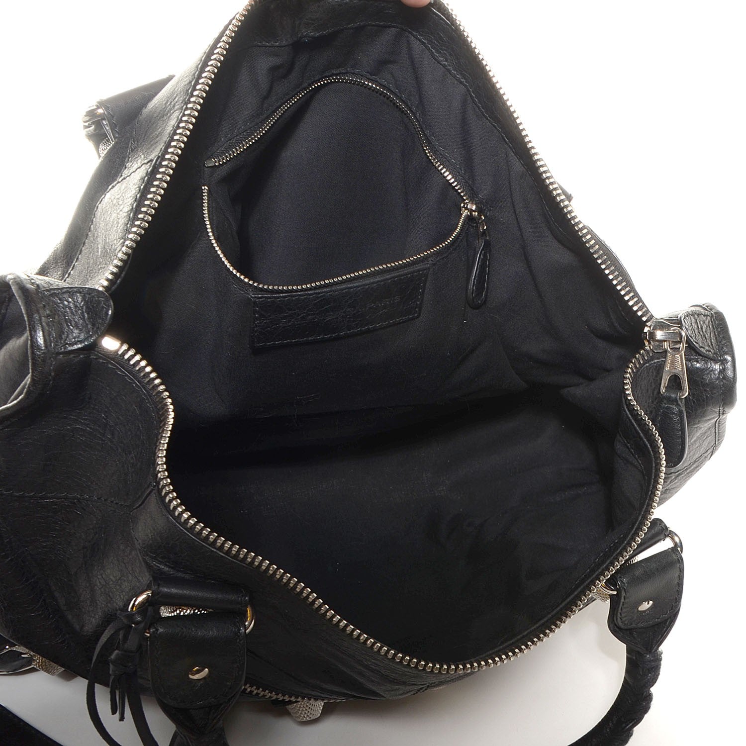 Balenciaga Agneau Giant 21 Silver Hardware Work Black 7 of 11