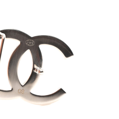 Chanel Calfskin CC Reversible Belt 80 32 Black Burgundy 3 of 7