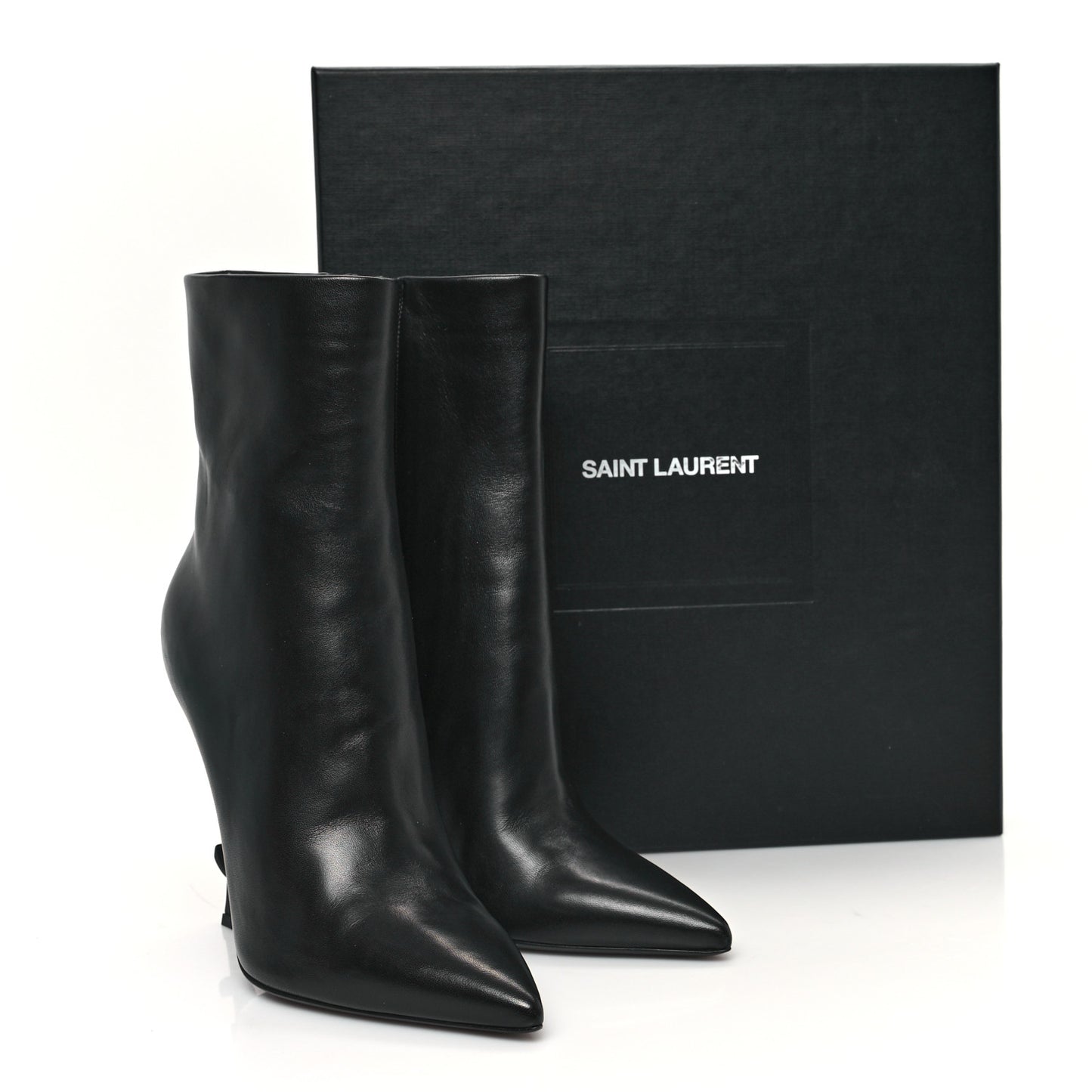 Calfskin Opyum Ankle Boots 39 Black