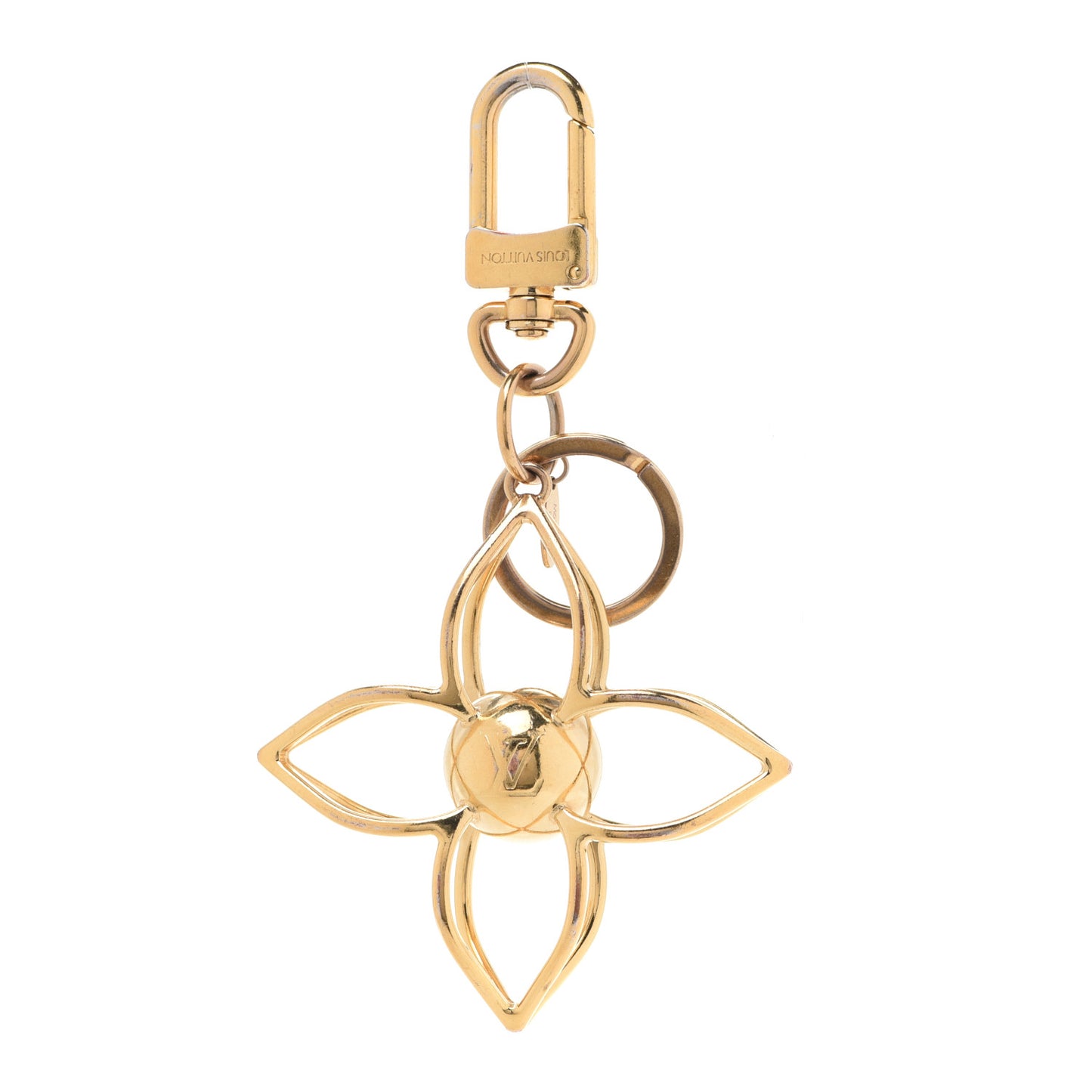 Sphere Bag Charm Gold