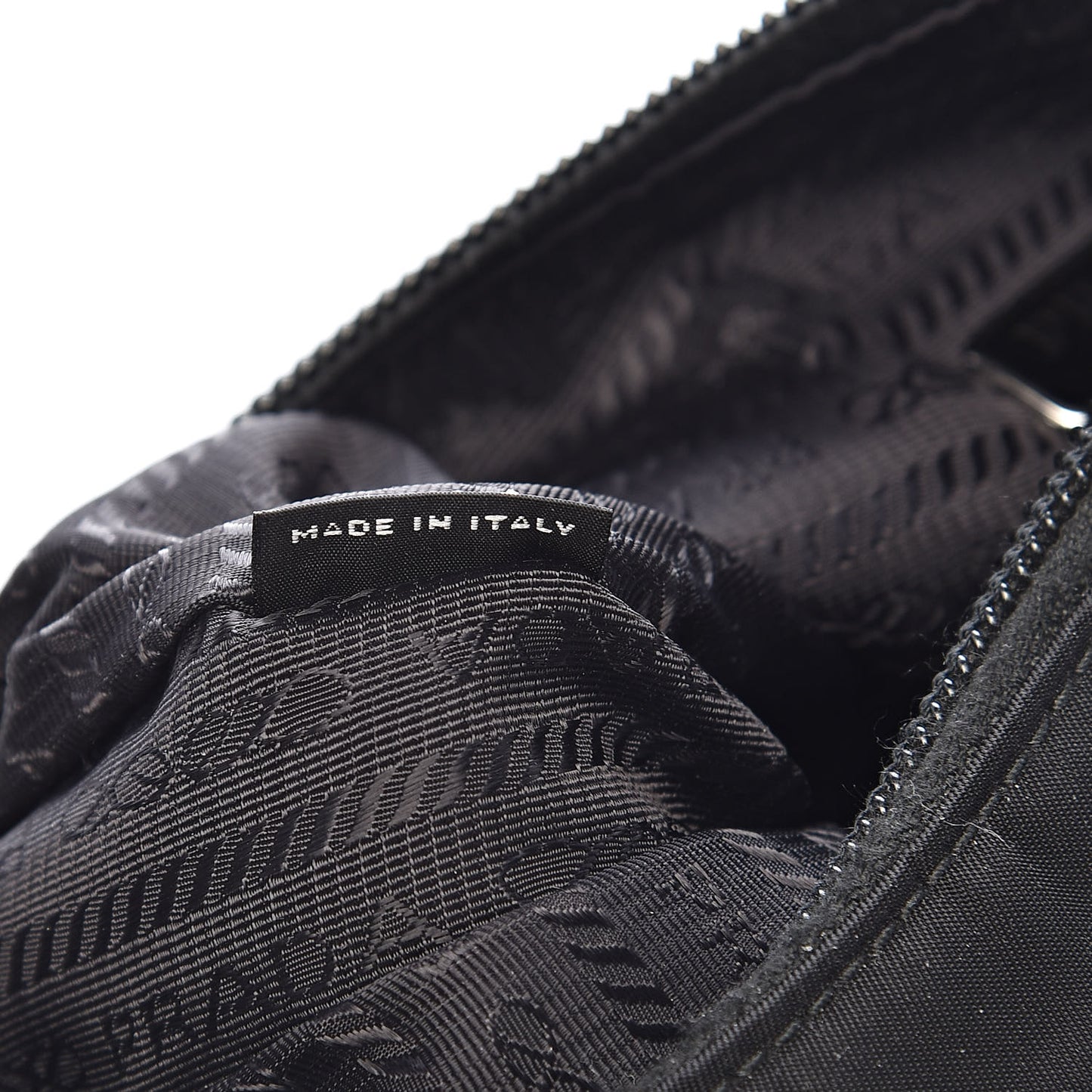 Tessuto Nylon Mini Re-Edition 2000 Bag Black