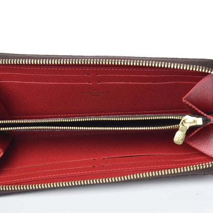 Louis Vuitton Damier Ebene Clemence Wallet Cherry 5 of 7
