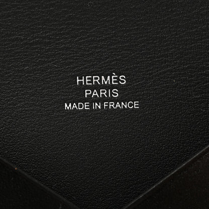 Hermes Box Calvi Card Case Black 6 of 8