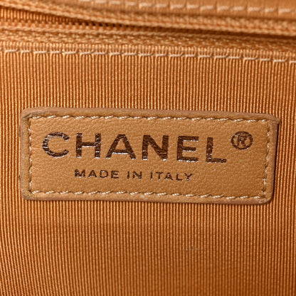 Chanel Washed Lambskin Quilted Medium Chain Around Messenger Brown 6 of 12