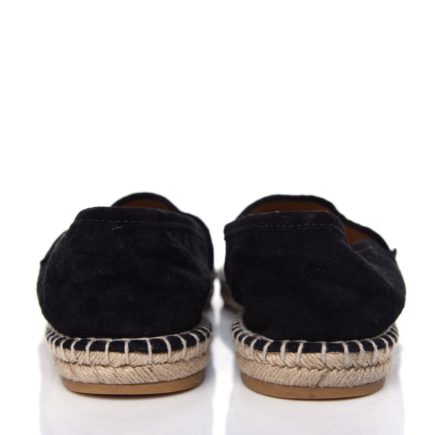 Suede Microguccissima Espadrilles 37.5 Black