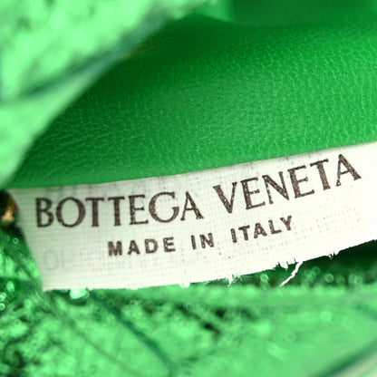 Bottega Veneta Metallic Nappa Intrecciato Mini Jodie Parakeet 7 of 11