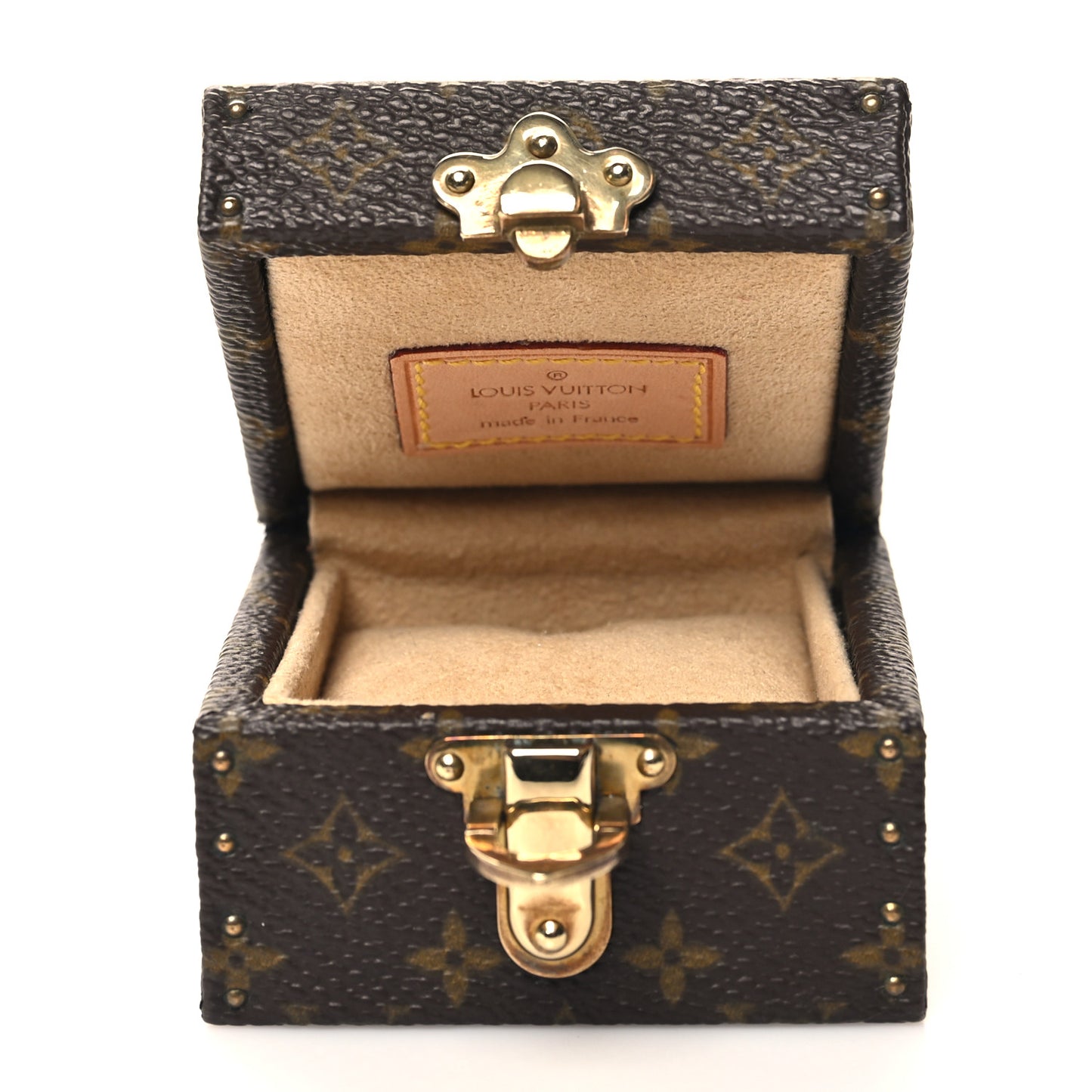 Monogram Ring Box Mini Trunk Case