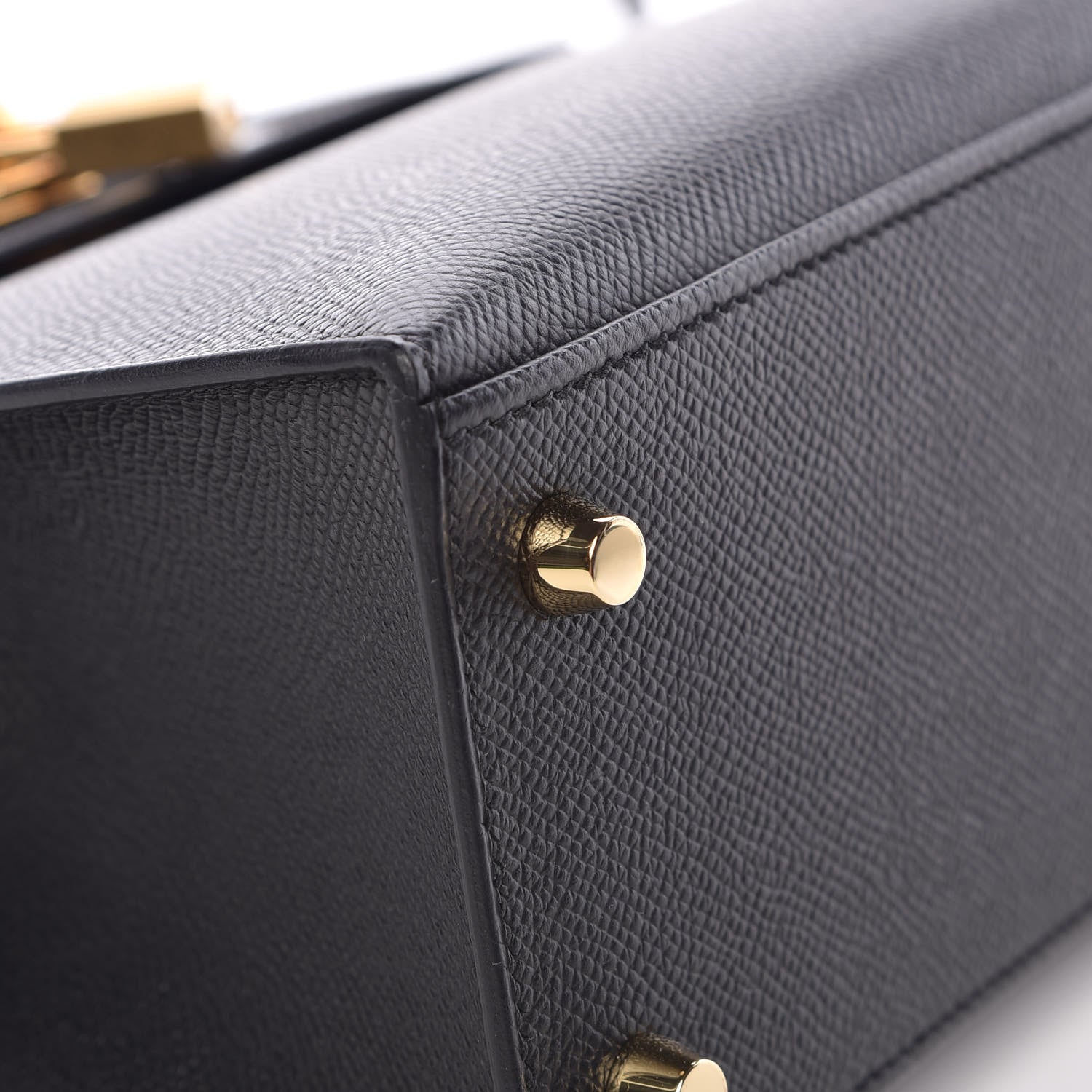 Hermes Epsom Kelly Sellier 25 Black 7 of 37