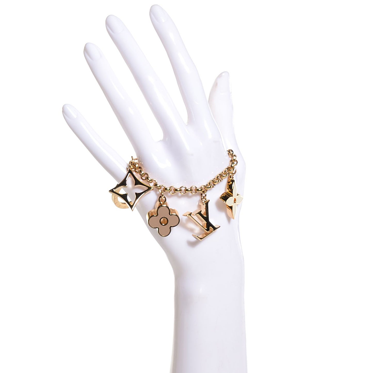 Fleur De Monogram Bag Charm