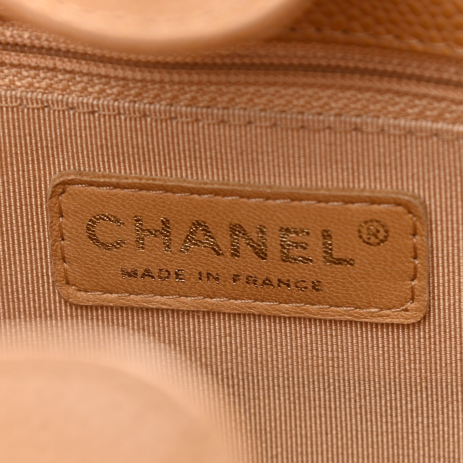 Chanel Caviar Quilted Petit Shopping Tote PST Dark Beige 8 of 13