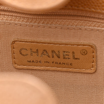 Chanel Caviar Quilted Petit Shopping Tote PST Dark Beige 8 of 13