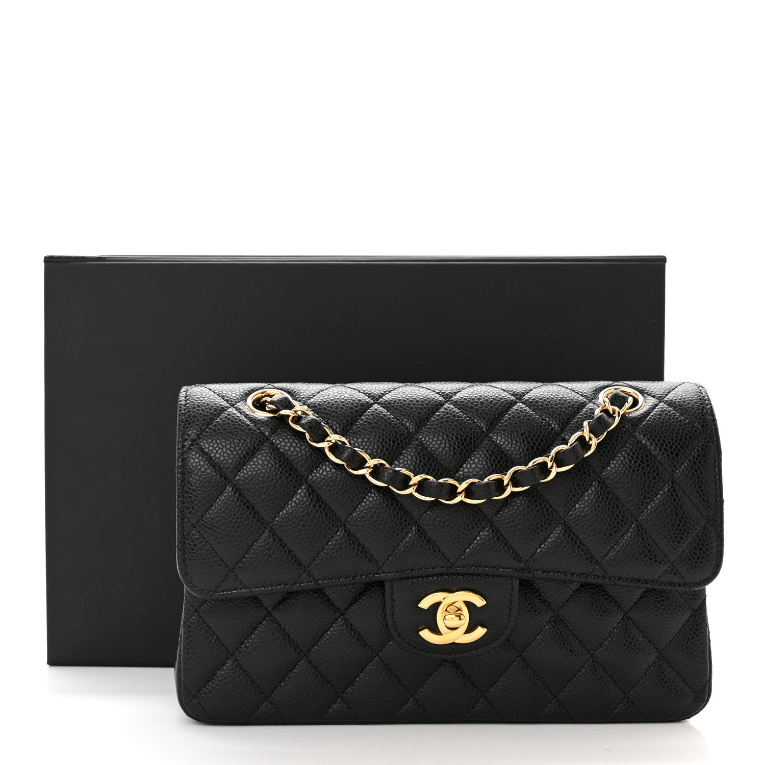 Chanel Caviar Quilted Small Double Flap Black 11 of 11