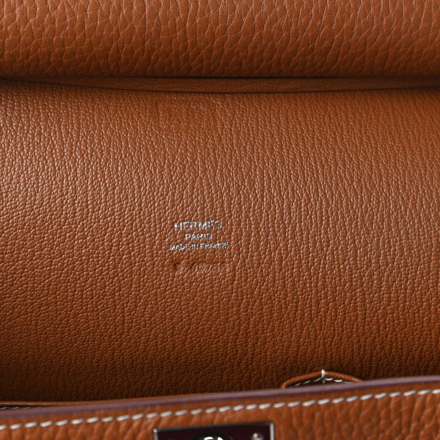 Hermes Taurillon Clemence Jypsiere 28 Gold 8 of 12