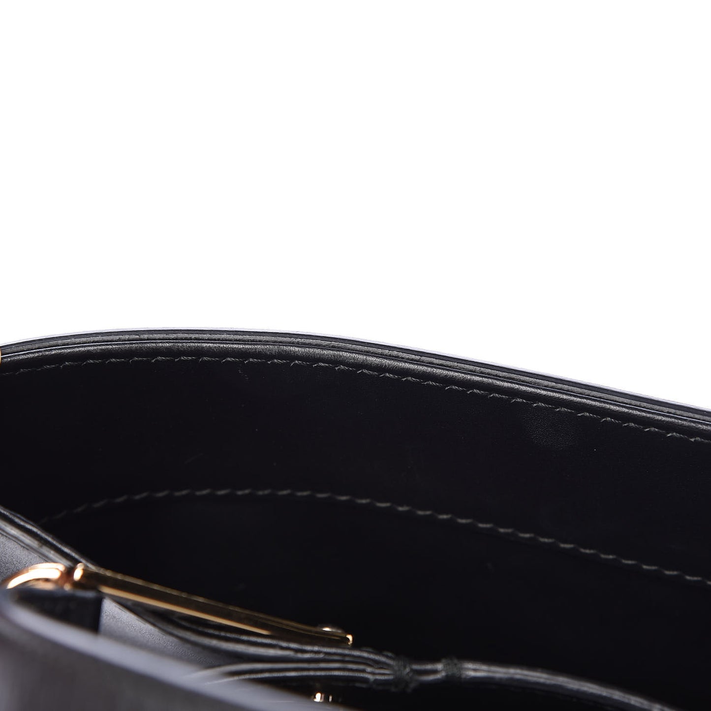 Calfskin Le Dix Soft Cabas M Shoulder Bag Black