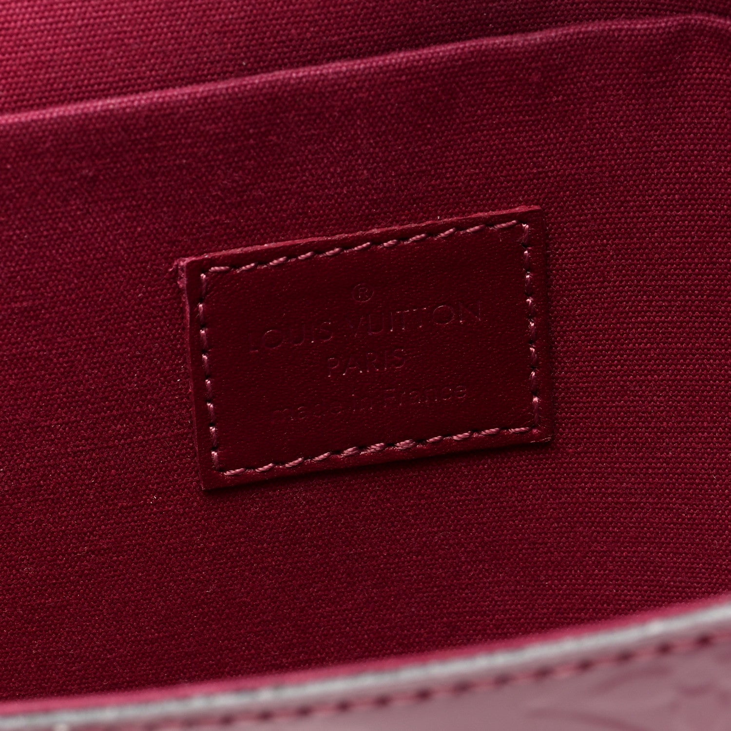 Louis Vuitton Vernis Felicie Chain Wallet Magenta 7 of 10