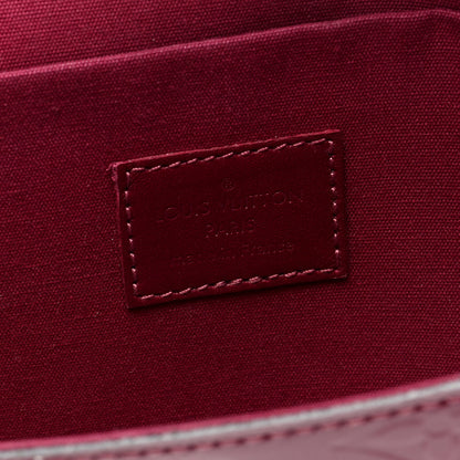 Louis Vuitton Vernis Felicie Chain Wallet Magenta 7 of 10