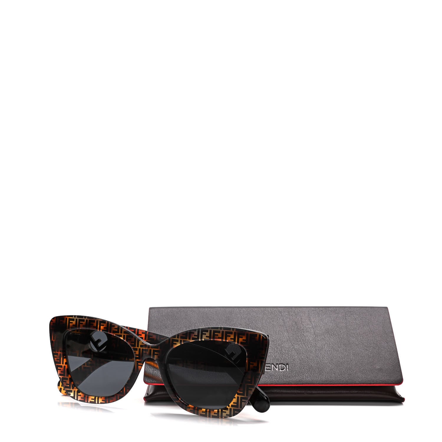 Fendi Acetate F is Fendi FF Cat Eye Sunglasses FF 0360/G/S Havana 7 of 7